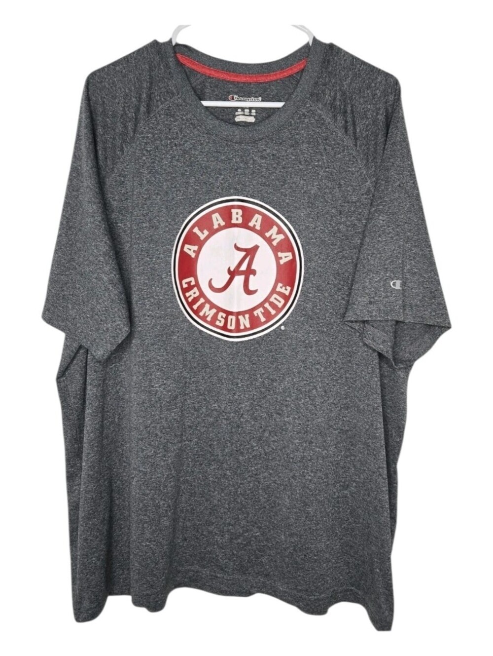 Champion Mens Gray Alabama Crimson Tide Performance Shirt Size 2XL